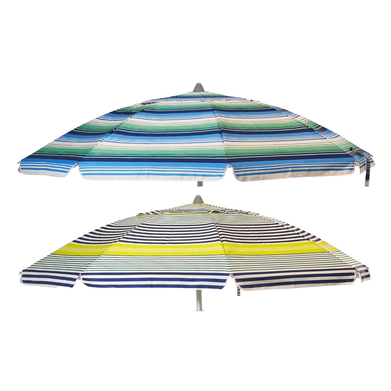 VESTIAMO CASA MARE - Ombrellone Mare con Snodo e Trivella Inclusa h204 cm diametro 200 cm
